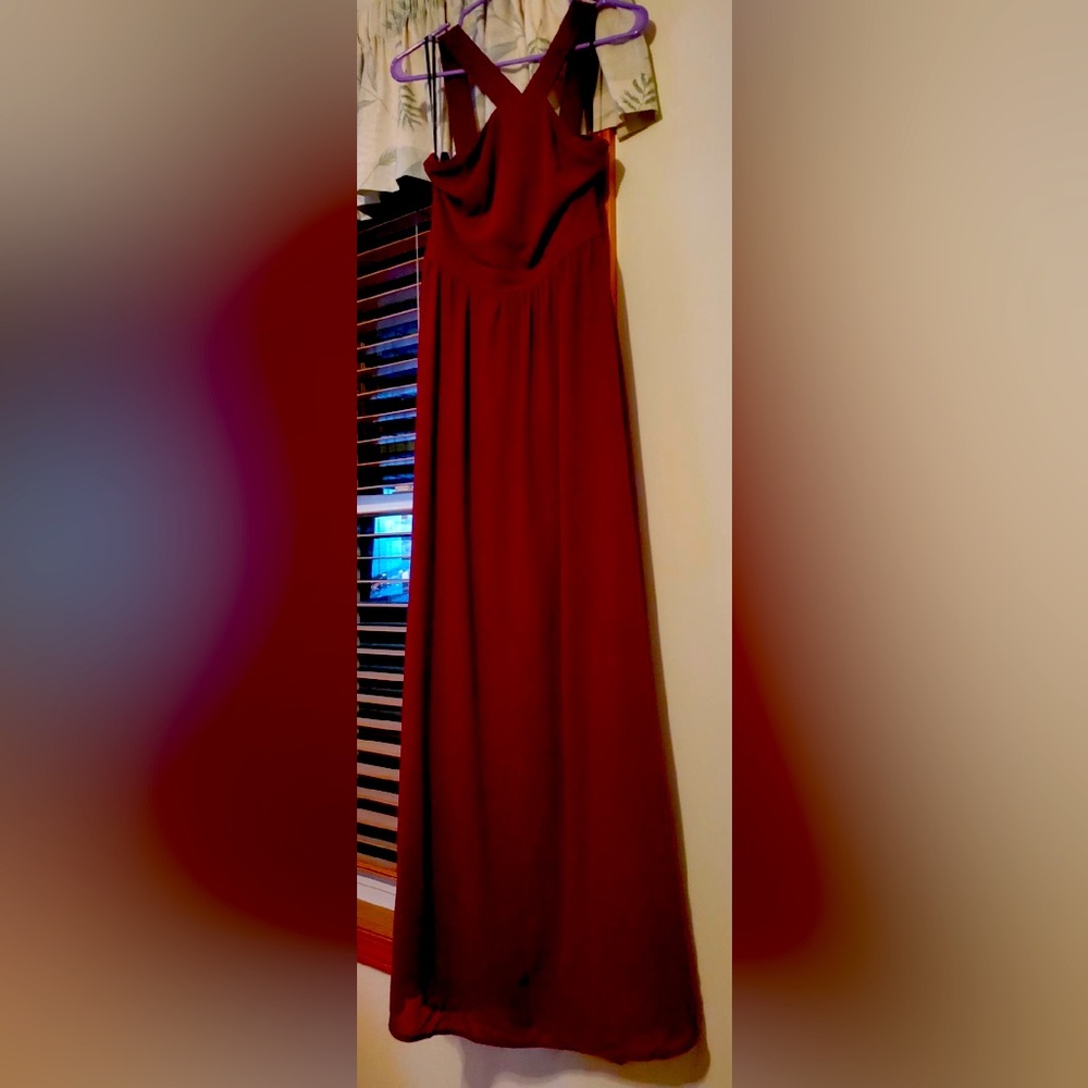 Lulus burgundy dress